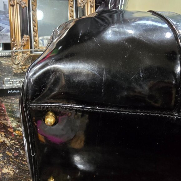 VGC Authentic Chanel Patent Leather Timeless Weekender - Picture 10 of 16